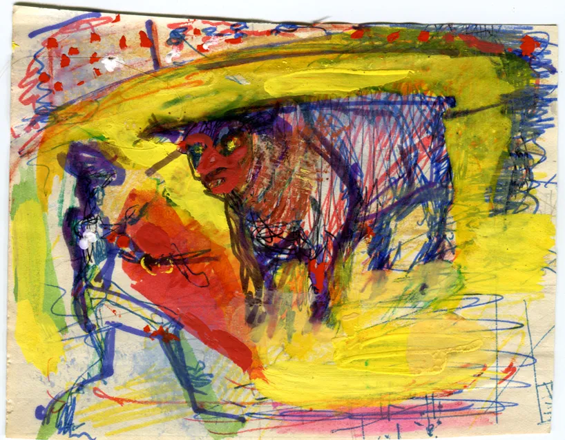 Animal - Bull - Man