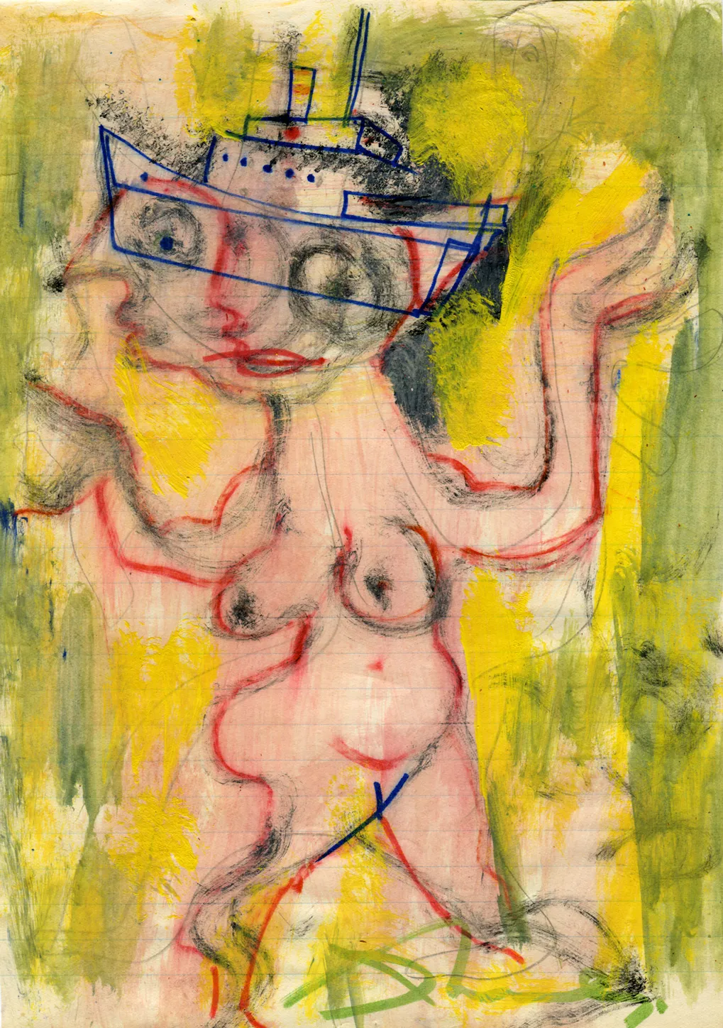 Nude - Ship - Woman
