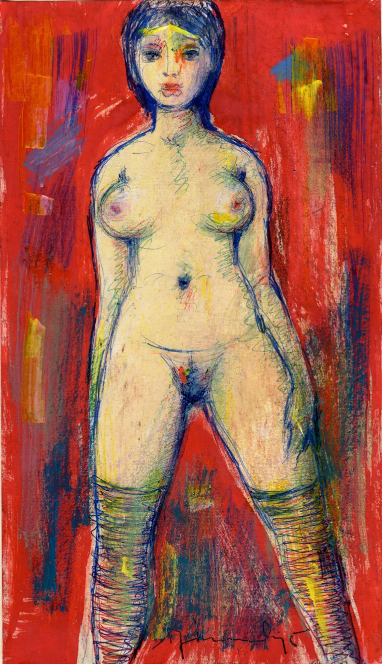 Nude - Signed - Woman