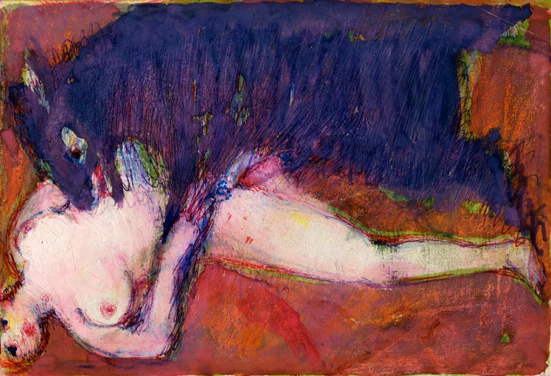 Dog - Nude - Woman
