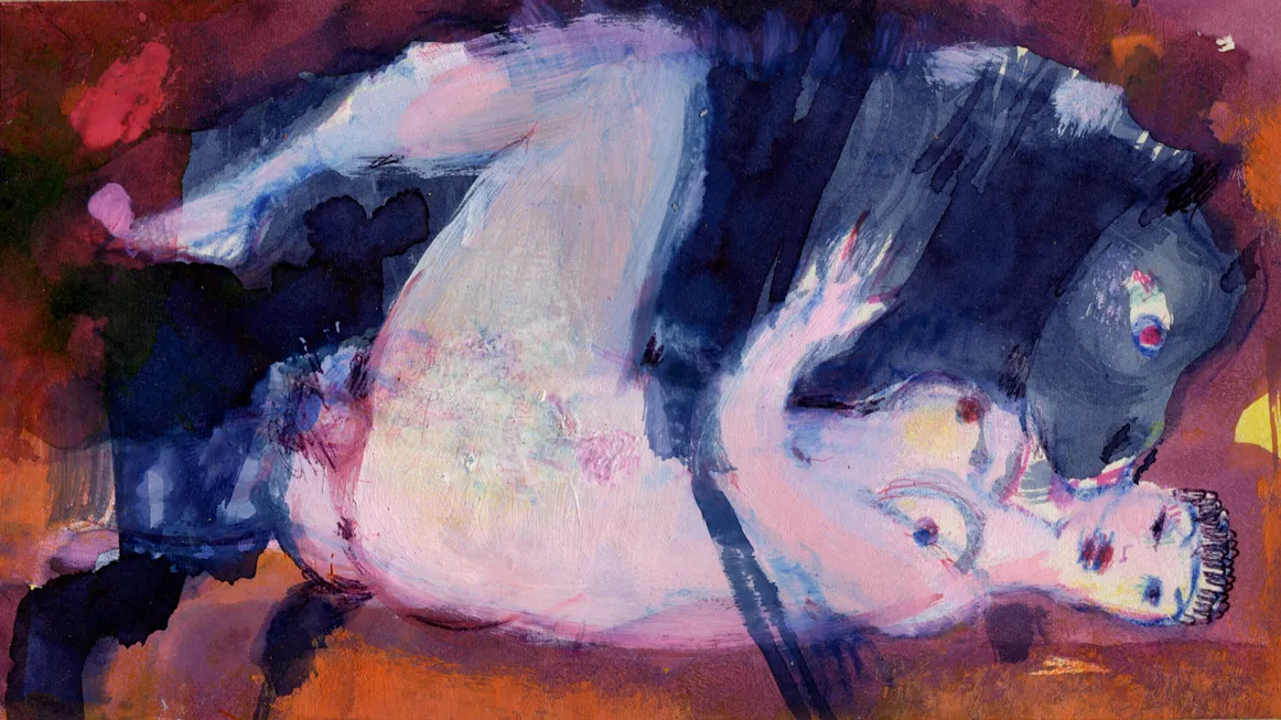 Dog - Nude - Woman