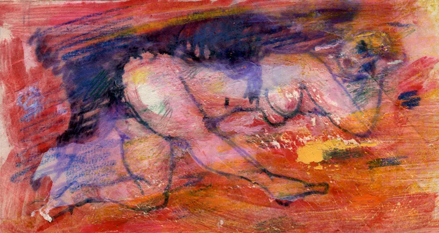 Dog - Nude - Woman