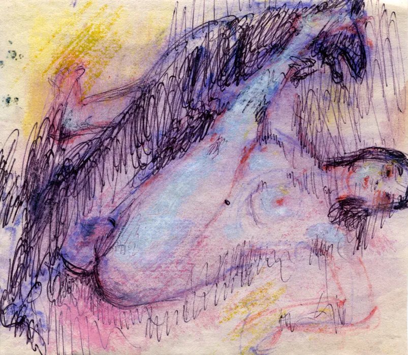 Dog - Nude - Woman