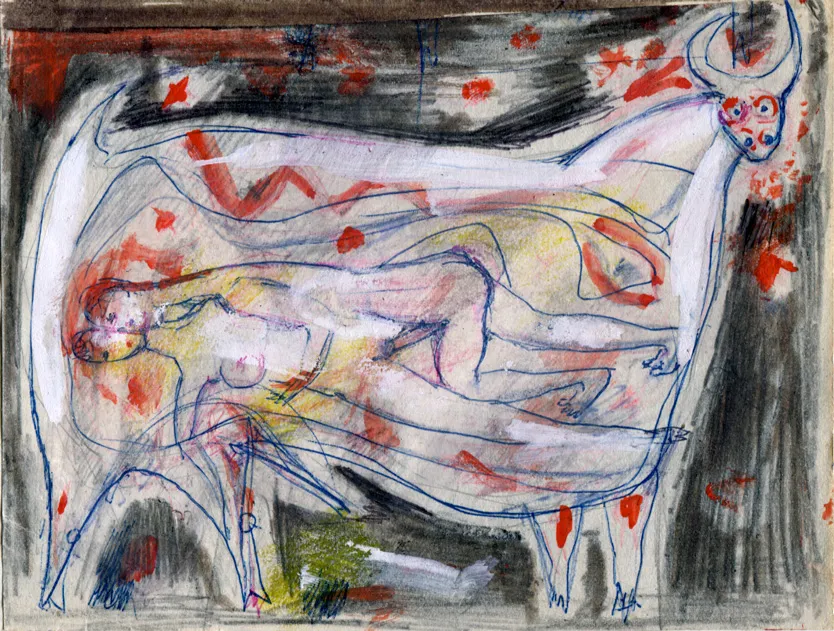 Animal - Couple - Man - Nude - Woman