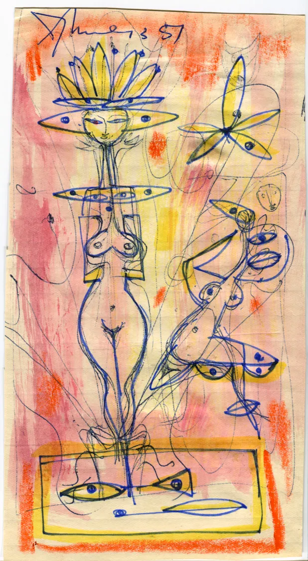 Dated - Nude - Signed - Woman
