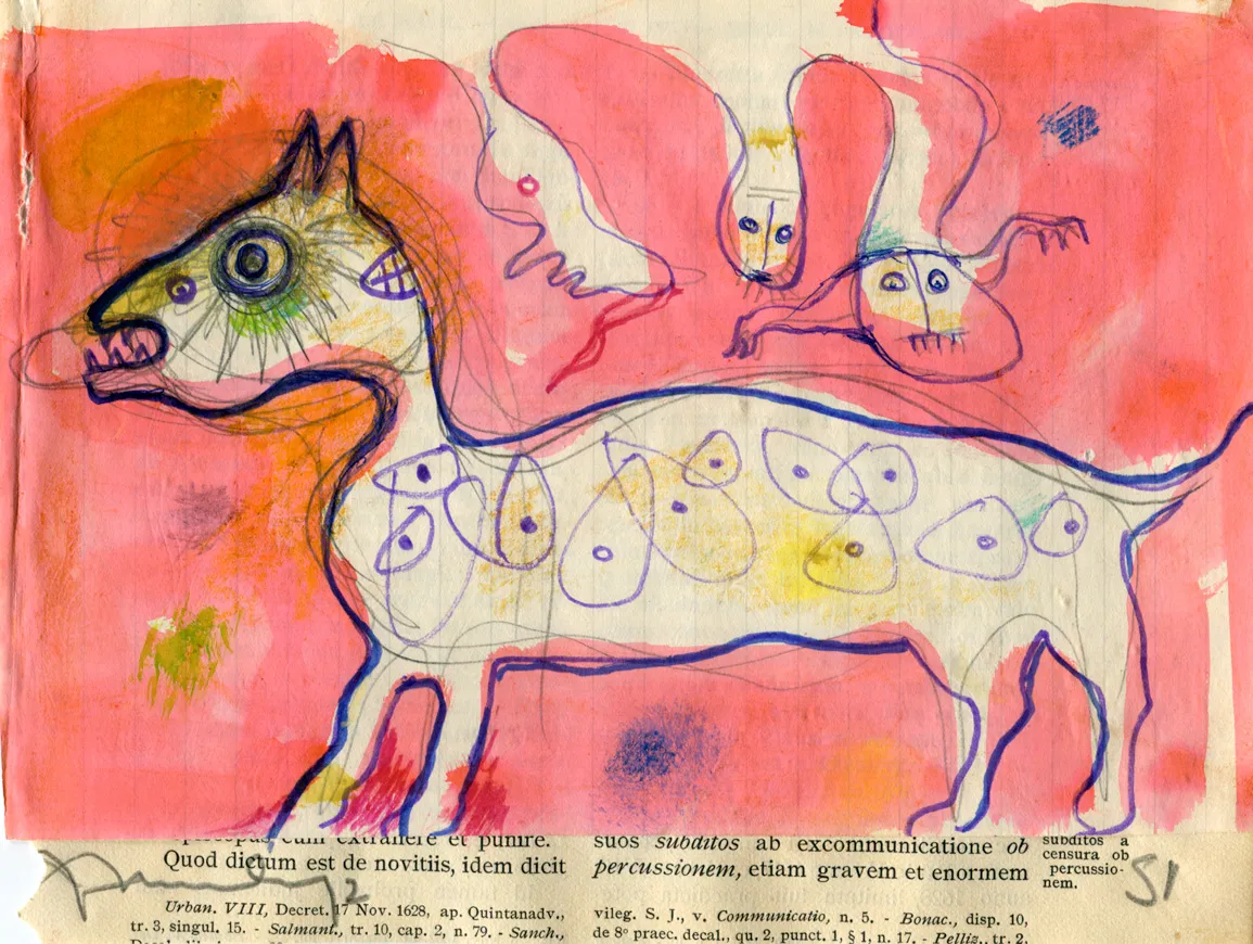 Animal - Cat - Dated - Signed