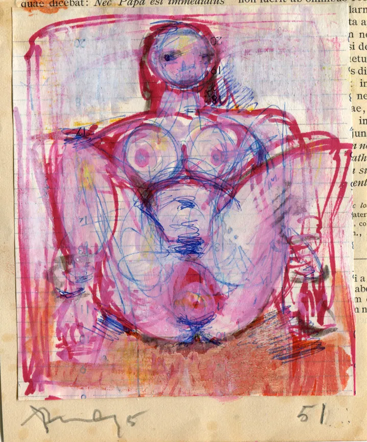 Birth - Dated - Nude - Signed - Woman