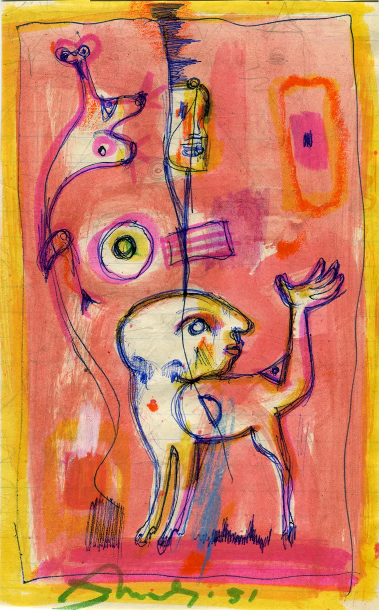Dated - Figure - Signed