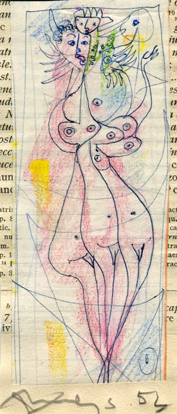 Dated - Nude - Signed - Woman