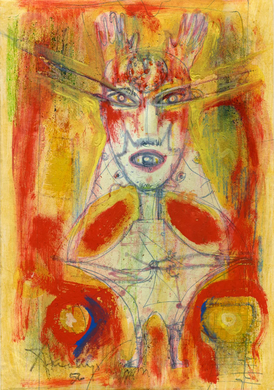 Dated - Figure - Signed