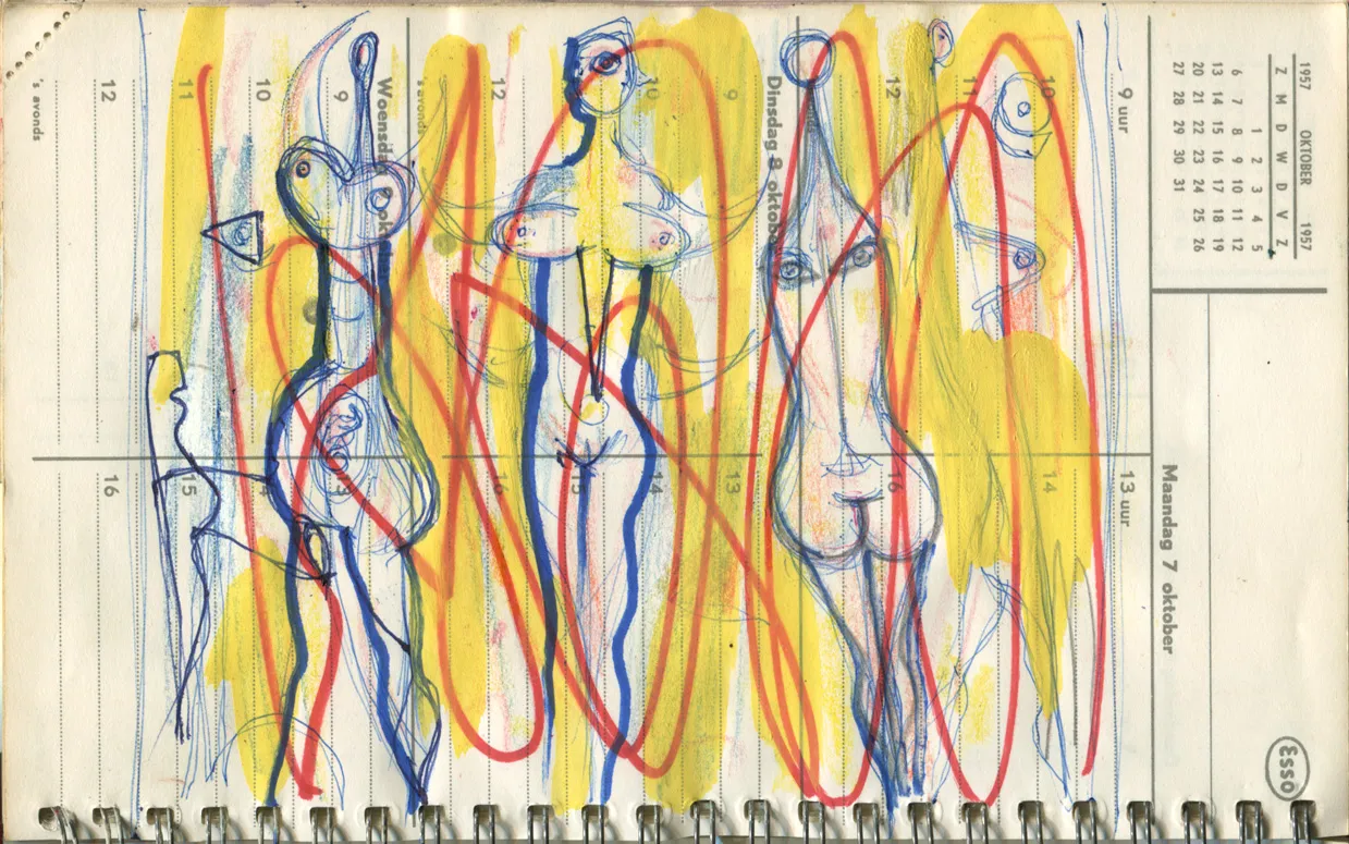 Dated - Nude - Signed