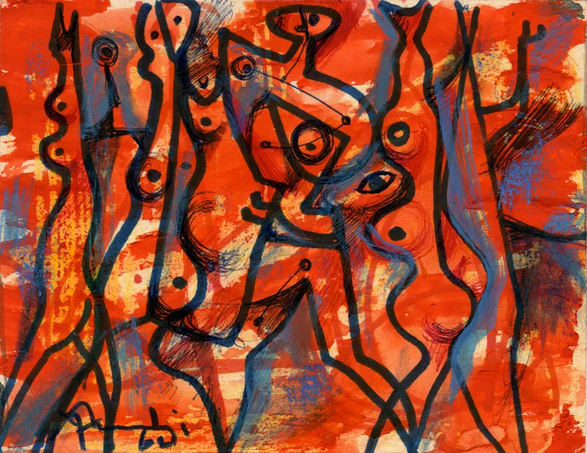 Dated - Figure - Nude - Signed - Woman