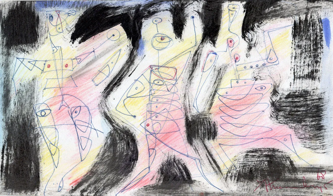 Dated - Figure - Signed