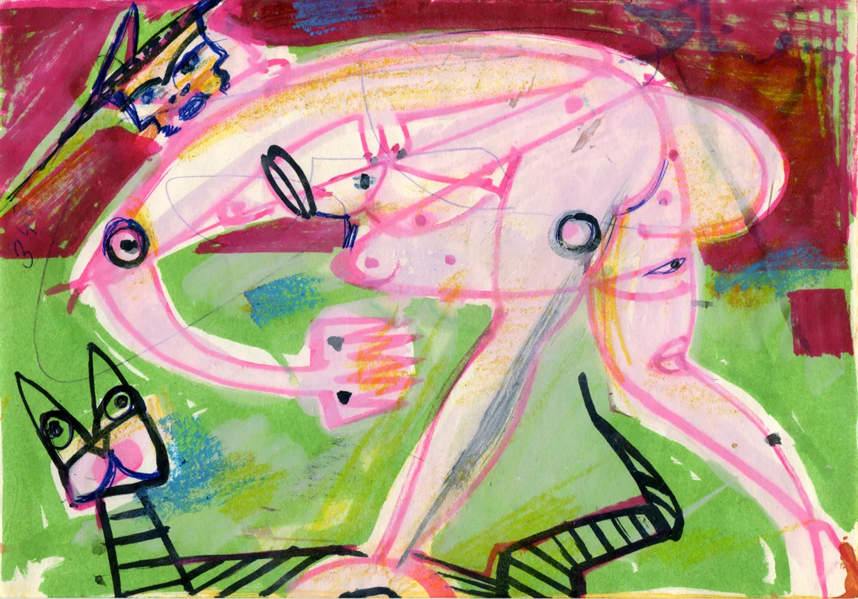 Animal - Cat - Nude - Woman