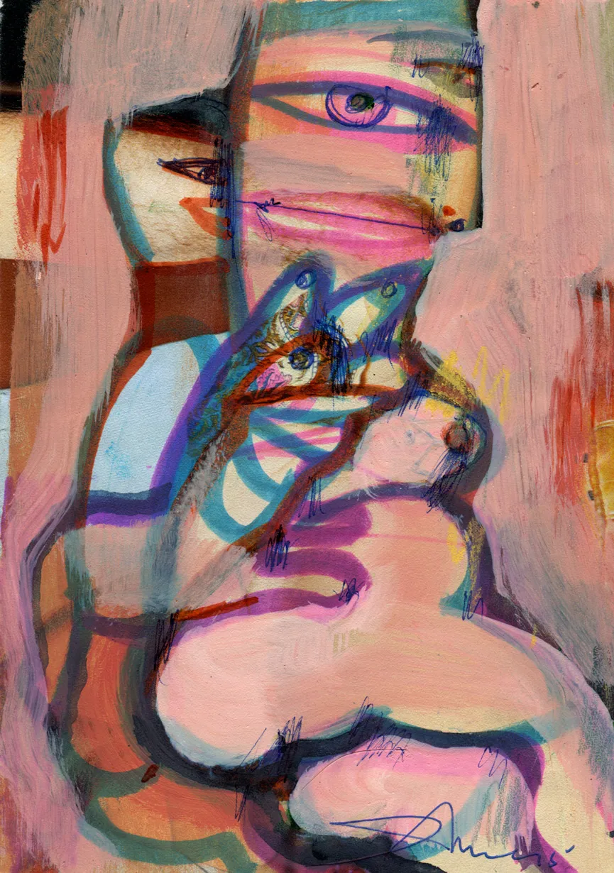 Candy - Collage - Signed