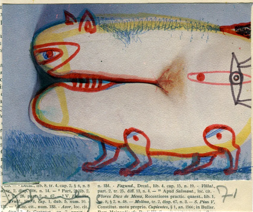 Animal - Candy - Crocodile - Dated - Signed