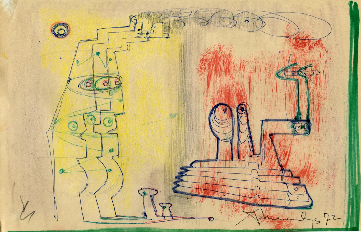 Dated - Figure - Signed