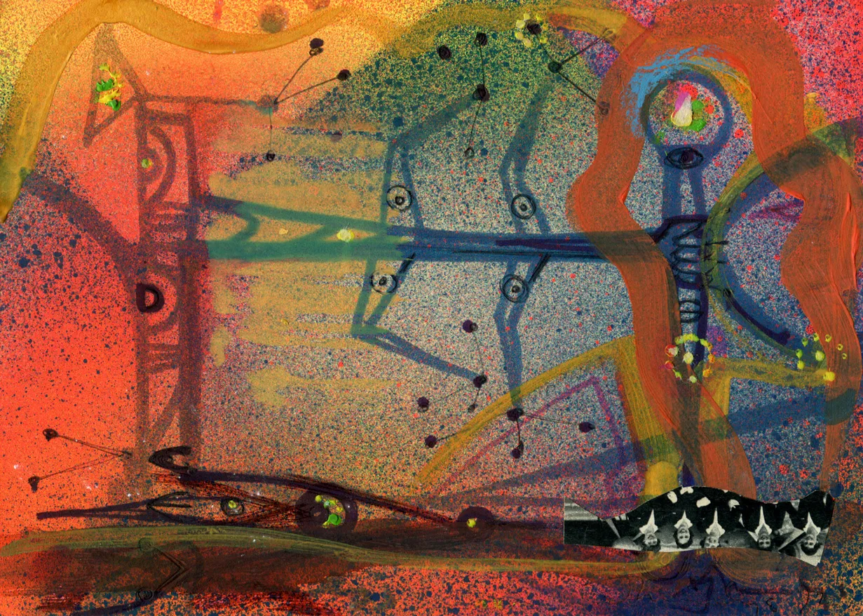 Collage - Construction - Dated - Signed