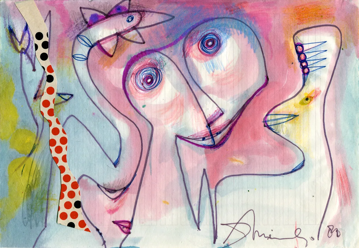 Collage - Dated - Signed